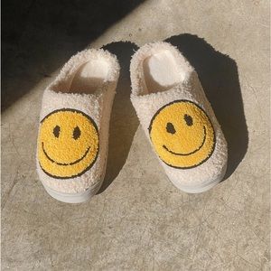 Smiley face slippers